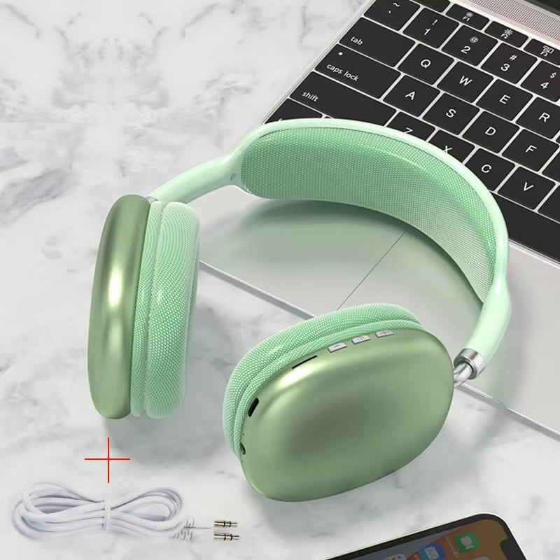 Wireless Headphones Bluetooth Headset with Mic Noise Cancelling 