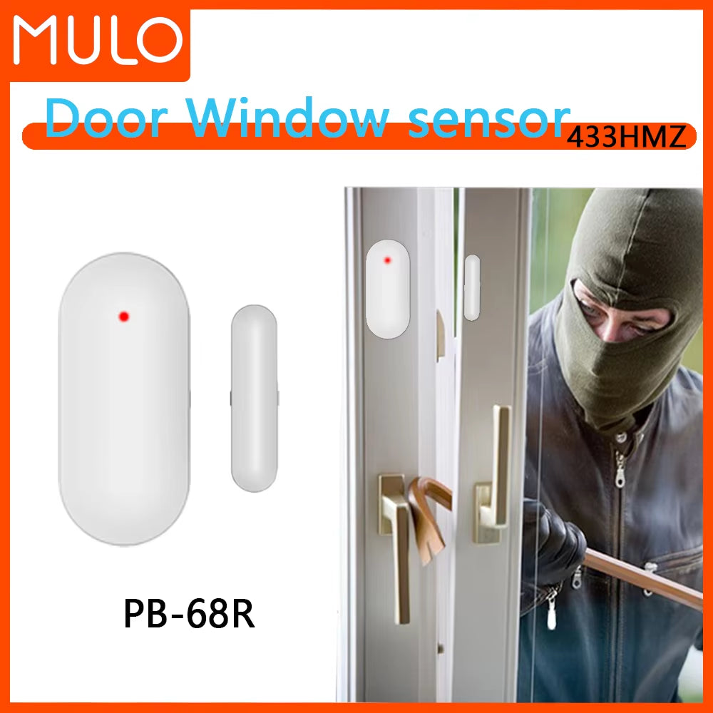 Window Door Sensor Open / Closed Alert Detectors 