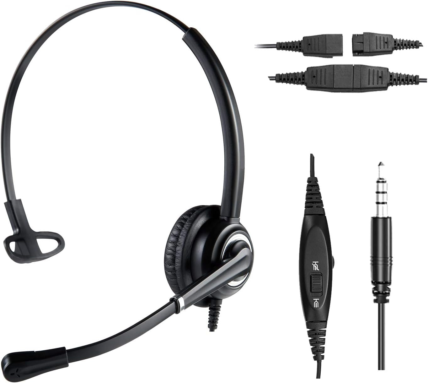 Headset with Noise Canceling Microphone 