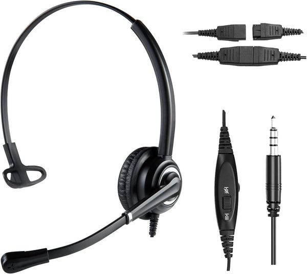Headset with Noise Canceling Microphone