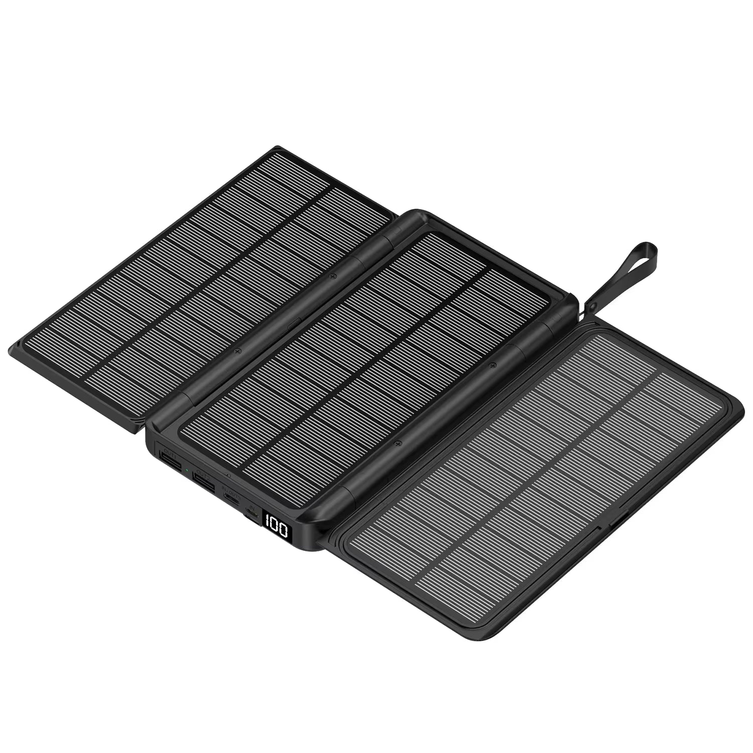  Solar Power Bank with 3 Solar Panel Powerbank