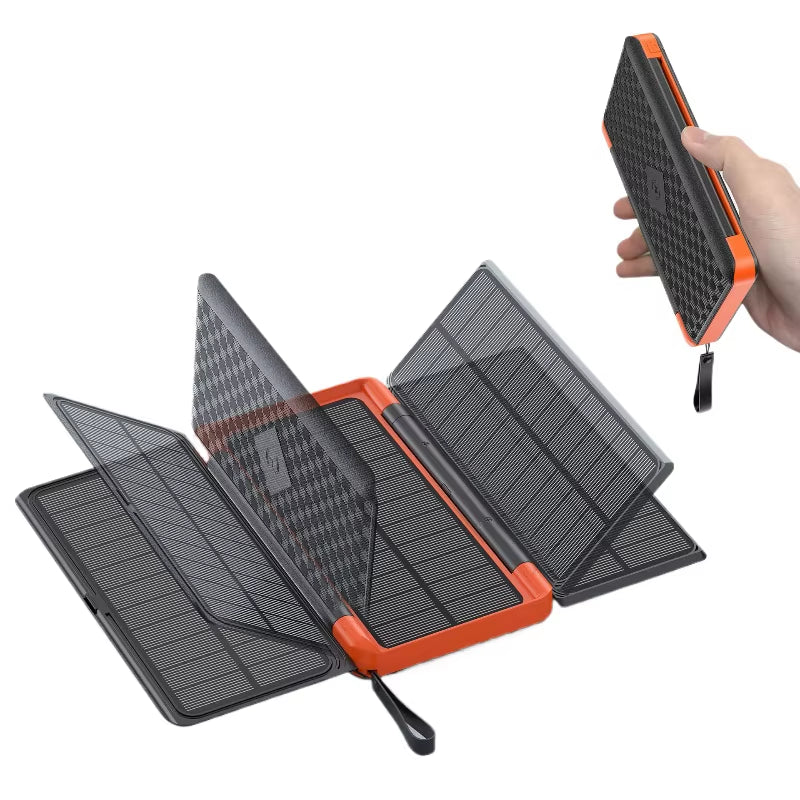  Solar Power Bank with 3 Solar Panel Powerbank