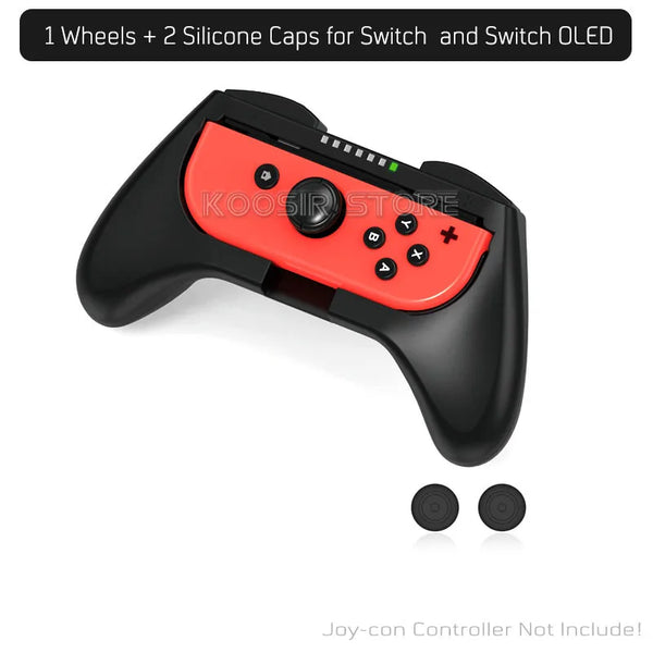 Joy Con Handle Racing Steering Wheel