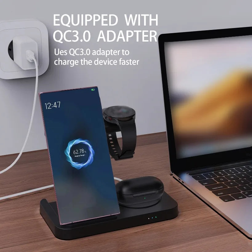 4 in 1 Wireless Charger Stand 