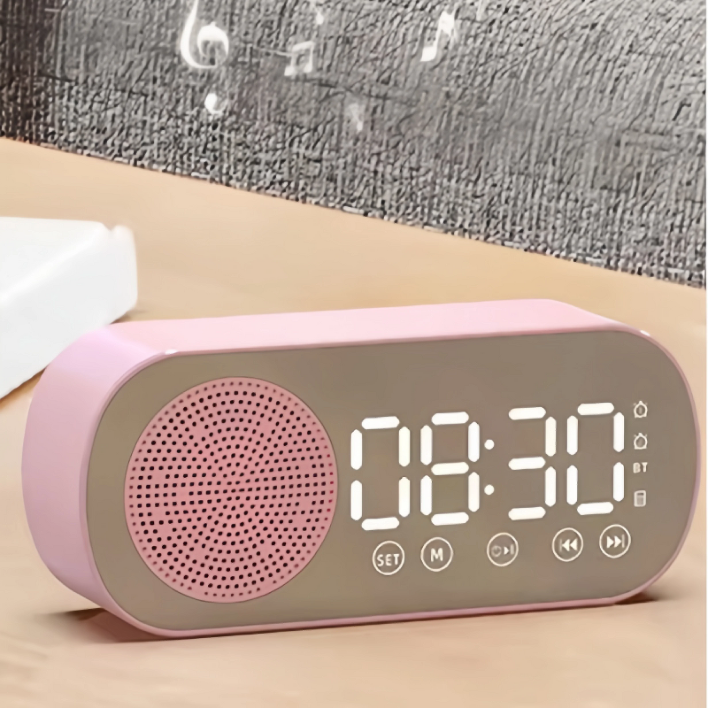 Mini AI Smart Alarm Clock Speaker