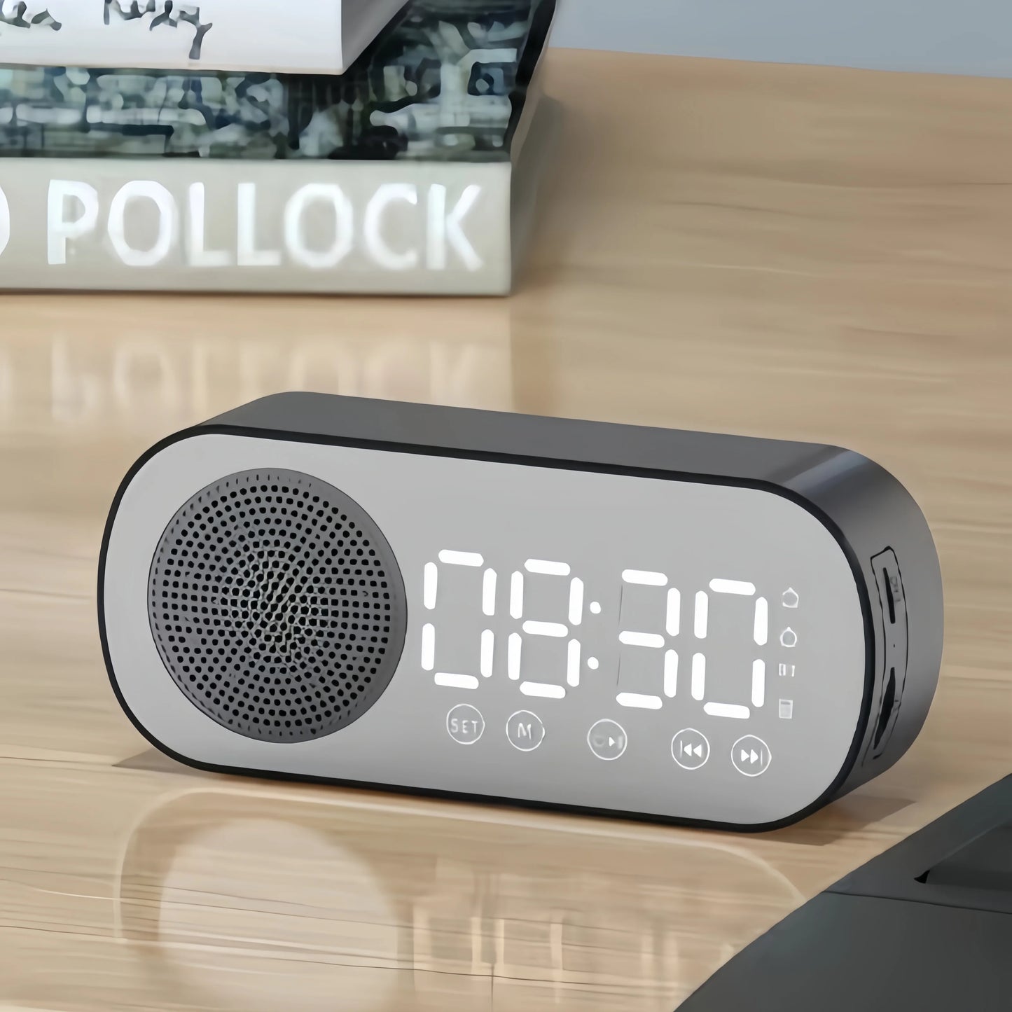 Mini AI Smart Alarm Clock Speaker
