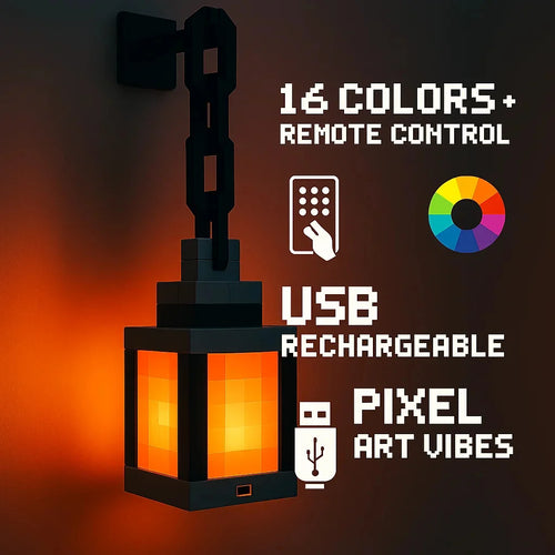 Pixelated Lantern LED Light