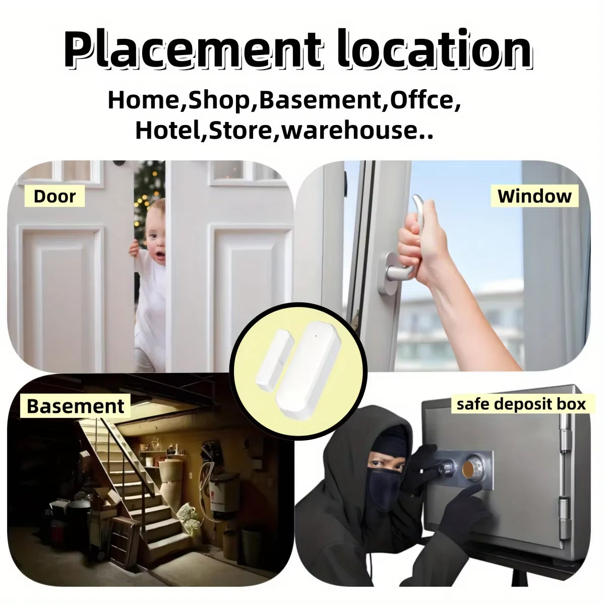 Door Sensor Window Entry Sensor Door Alarm