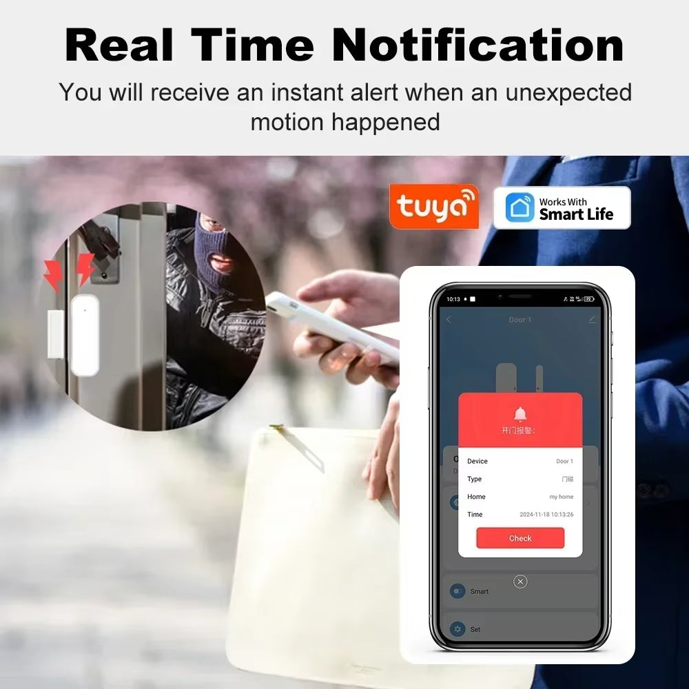Door Sensor Window Entry Sensor Door Alarm