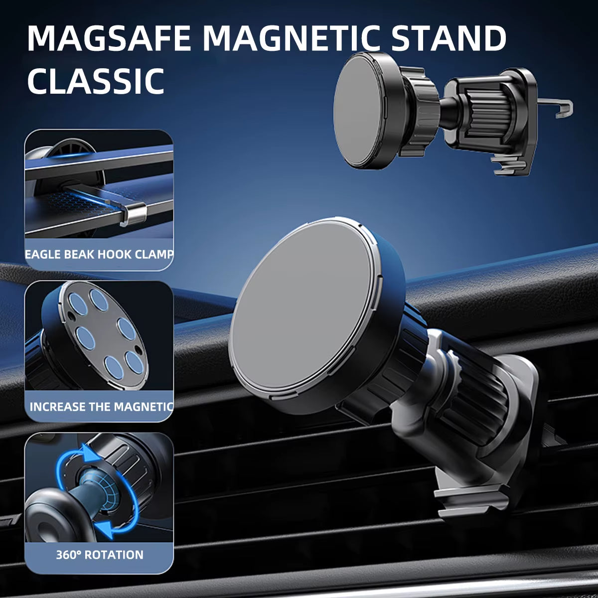 Magnetic Car Phone Holder 