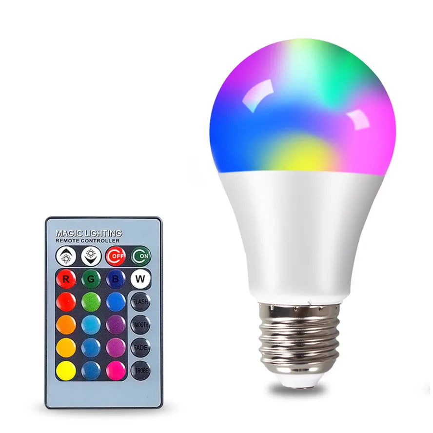 LED RGB Lamp Spotlight Bulb Remote Control 
