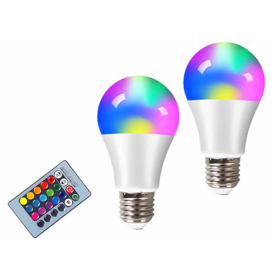 LED RGB Lamp Spotlight Bulb Remote Control 