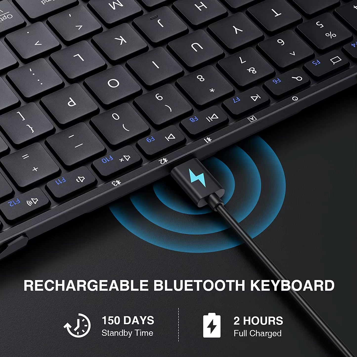 Folding Keyboards with Numeric Keypad Bluetooth